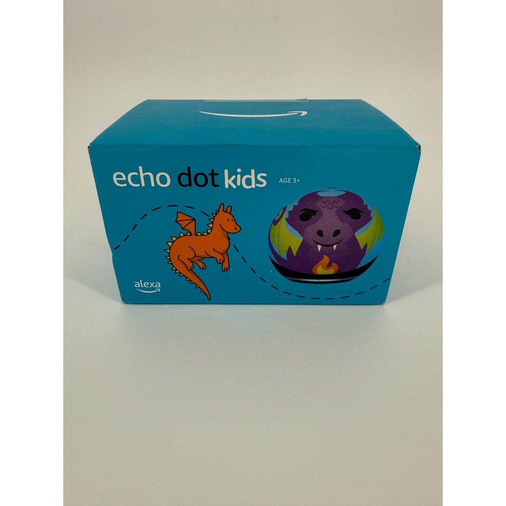 Amazon Echo Dot Kids 5th Gen Smart Speaker Purple Dragon *NEW*